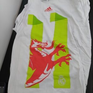 Gareth Bale Real Madrid Adidas T Shirt Dragon L